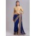 MIRACULOUS ROYAL BLUE WEDDING WEAR READYMADE SAREE